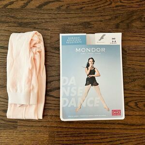 NWOT Mondor Girl’s Ballet Dance Tights - 345 - 70 Deniers - 6-8 years